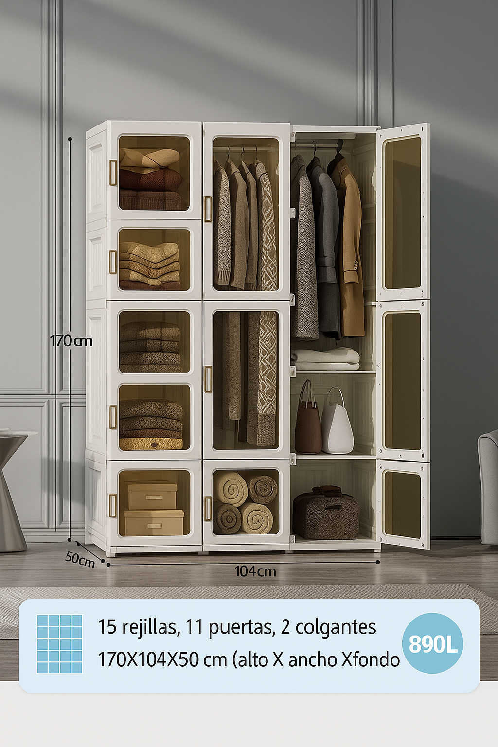 Organizador plegable: compra 1 y llévate 2 + Envío Gratis
