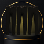 Kit 3 Pantalones en Seda Color Hielo y Elastano